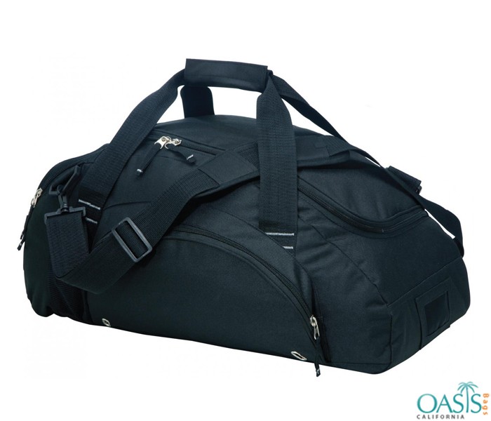 black fluffy gym bag supplier